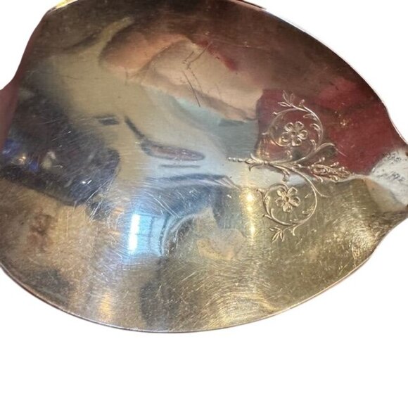 Vintage Wm. Rogers & Son AA Pat. Apr. 14-25 Silver-Plated Ornate Serving Spoon - Picture 9 of 9